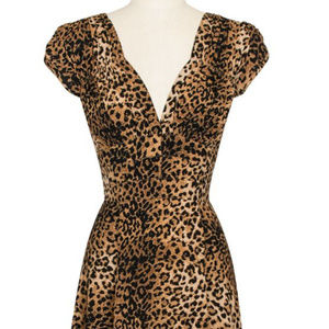 Trashy Diva 1940s Leopard Rayon Crepe de Chine 10